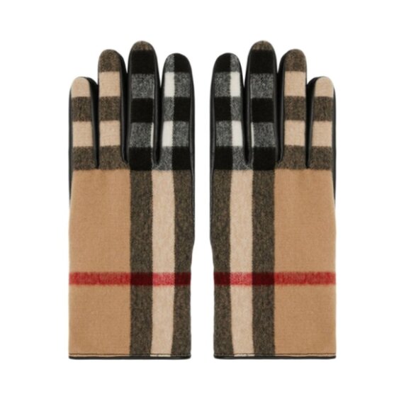 Burberry Accessories - BURBERRY- Gabriel Wool Gloves size 8.5